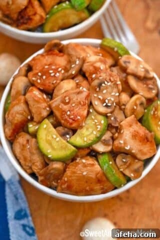 Panda Express mushroom chicken