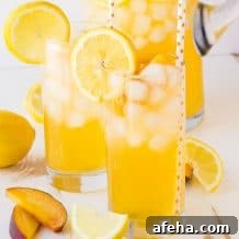FRESH PEACH LEMONADE