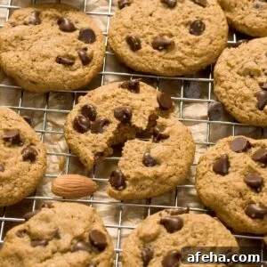 Gluten free Nestle Tollhouse copycat chocolate chip cookies on a cooling rack.