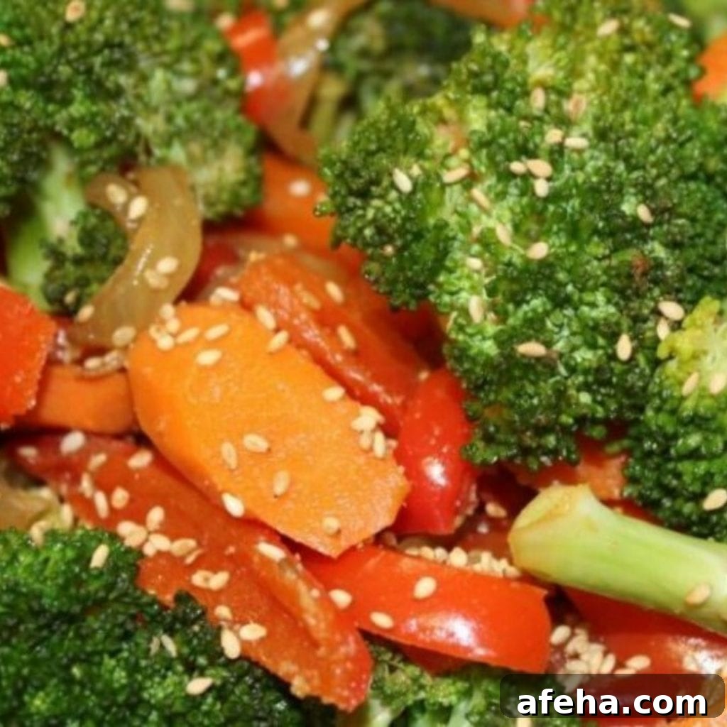 Immune-boosting school nutrition includes broccoli and bell peppers, which are rich in vitamin C, and can be used in dishes like this stir fry.