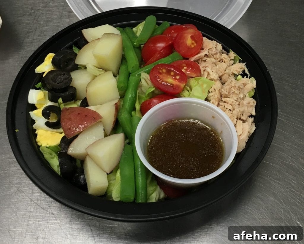 Immune-boosting school nutrition includes sources of vitamin D, like tuna, which can be added to this nicoise salad. 