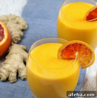 Immune Boosting Citrus Ginger Smoothie