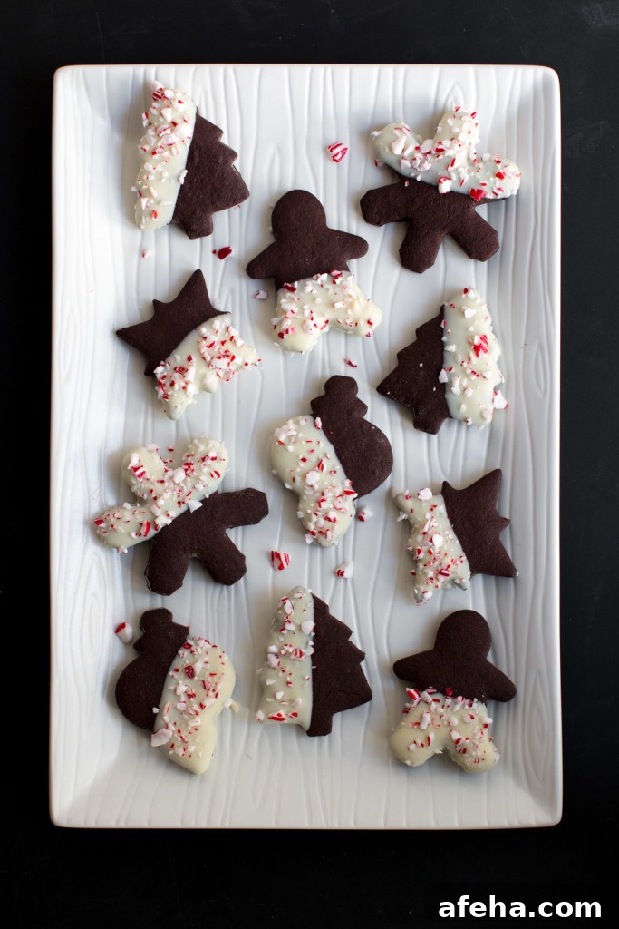 Peppermint Mocha Cookies