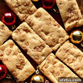 Butterscotch Blondie Bars (Time Saver Recipe)