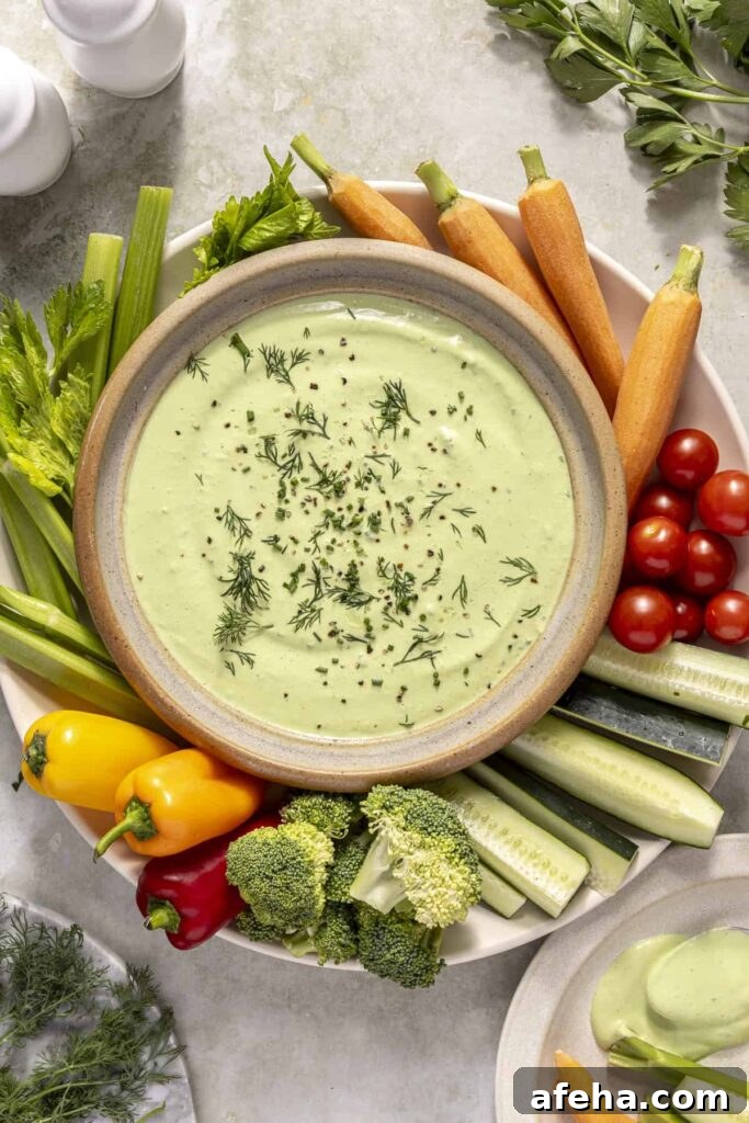 dip in bowl with garnish