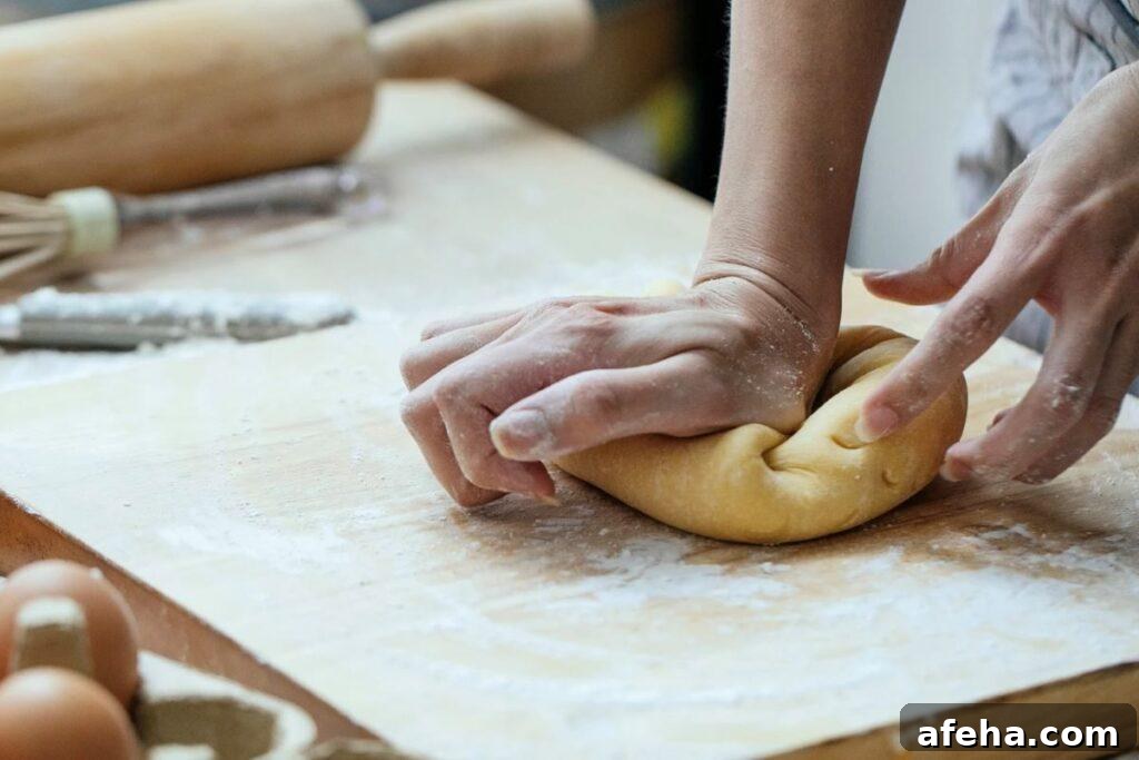 kneading dough