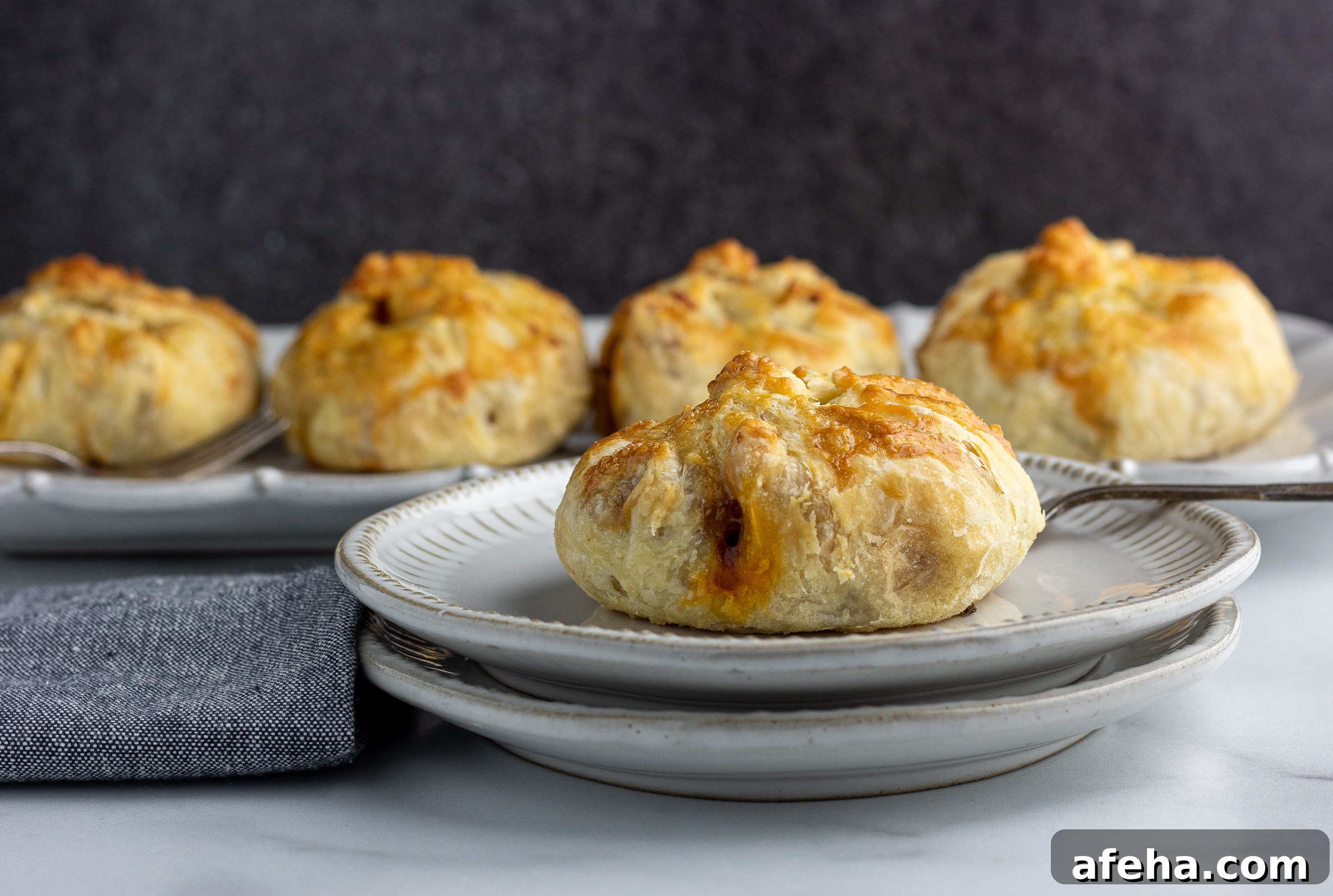 spicy chicken puff pastry