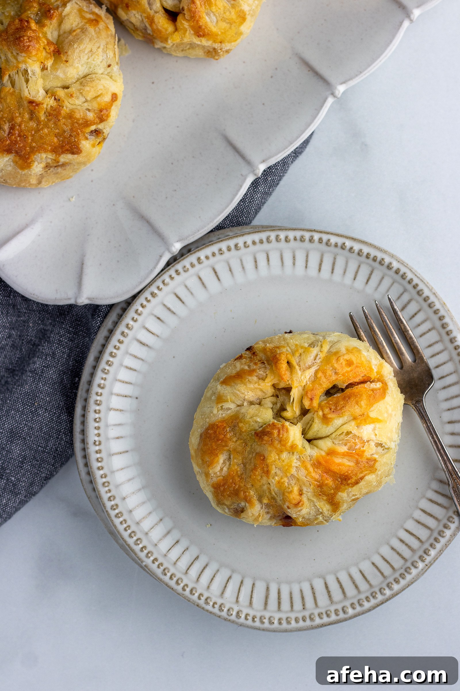 spicy chicken puff pastry