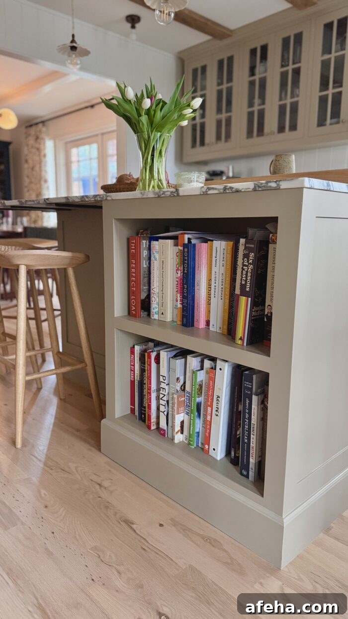 A Beautiful Plate Kitchen Cookbook Shelf