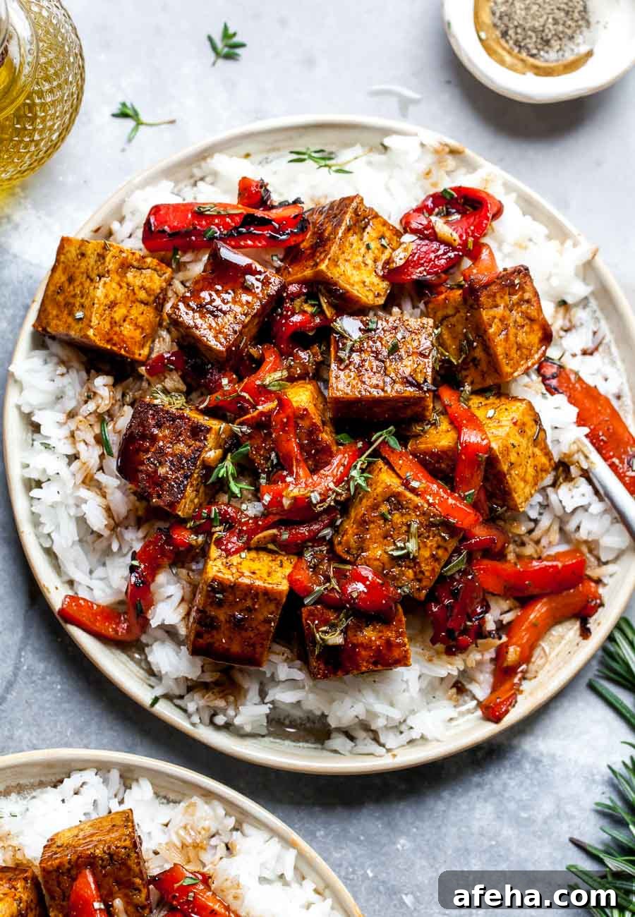 Balsamic Tofu