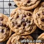 eggless chocolate chip cookies on wire rack