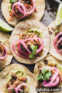 crispy carnitas tacos overhead