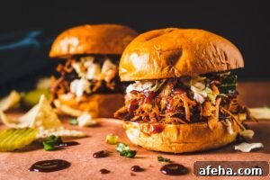 pulled pork sandwiches on butcher paper horizontal