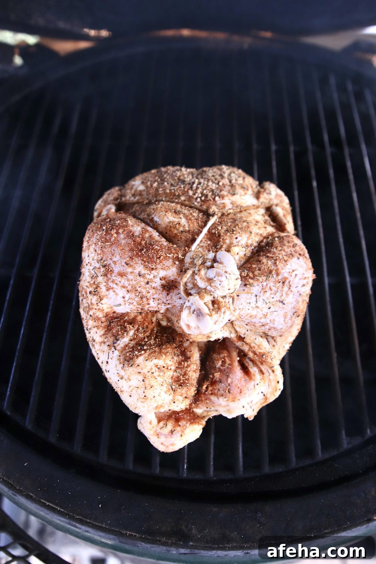 chicken on grill