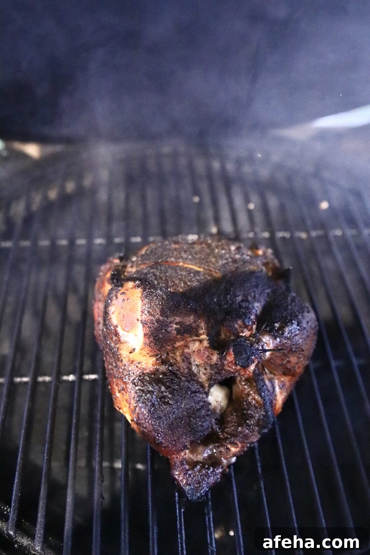 grilling a whole chicken