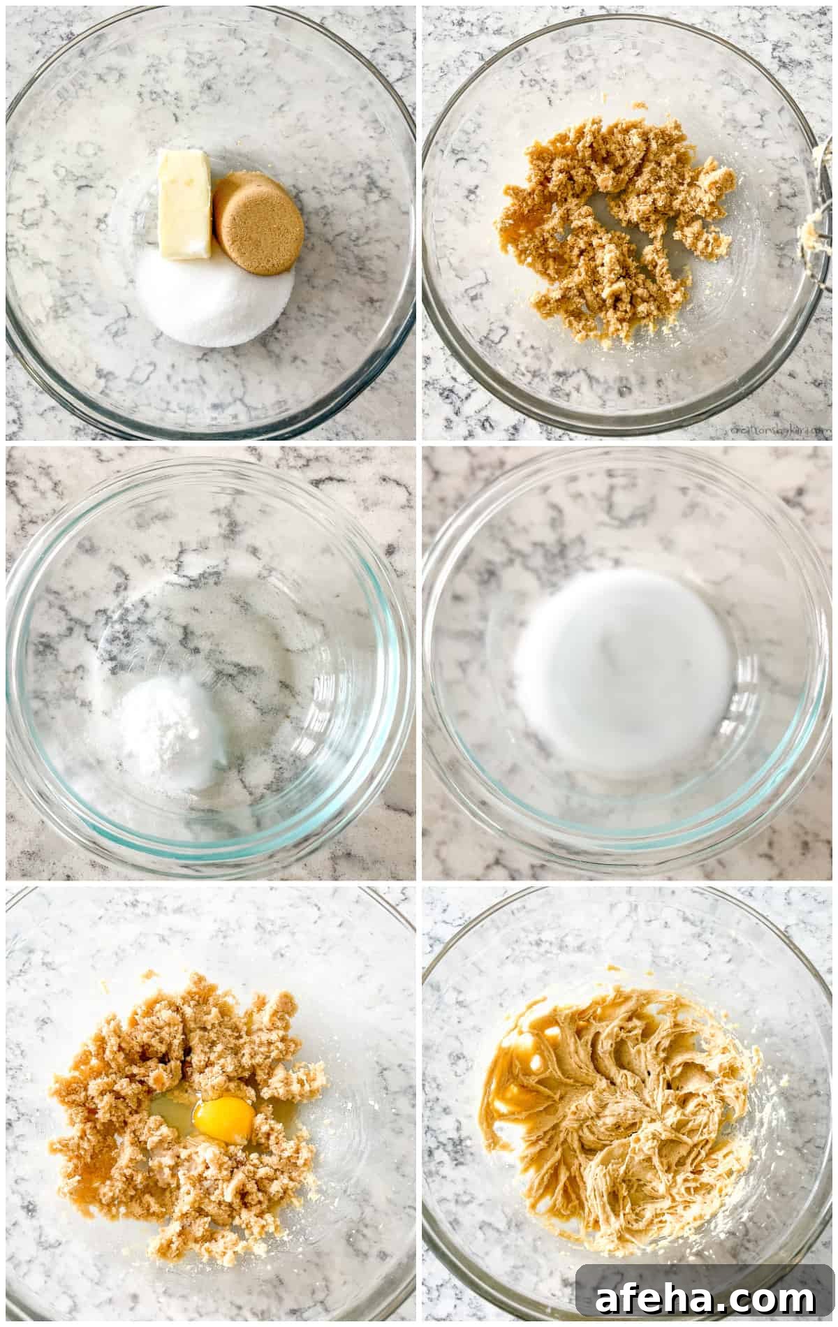 process shots - wet ingredients for cookies