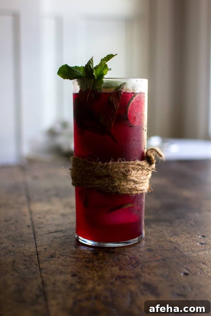 Cranberry Mint Lime Agua Fresca – Refreshing Summer Drink 4 Cranberry Agua Fresca with Fresh Mint and Lime