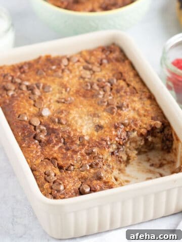 Air fryer baked oats