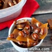 Spicy Honey Almond Brittle | heatherlikesfood.com