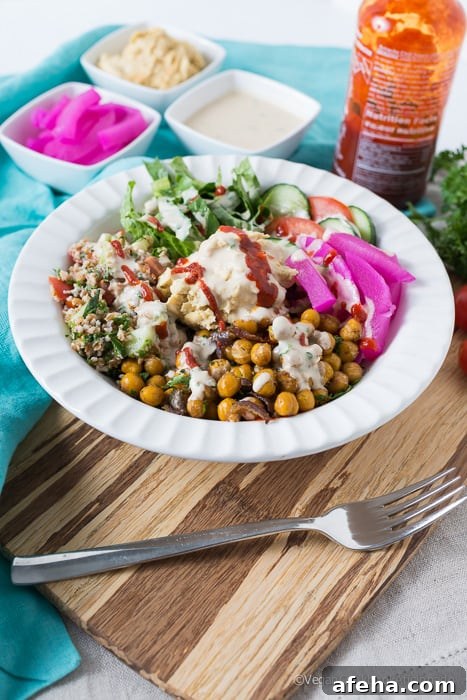 Deconstructed Falafel Bowl