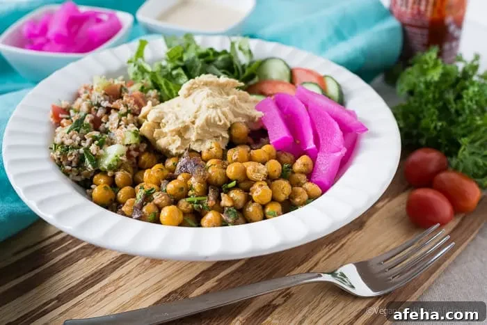 Deconstructed Falafel Bowl