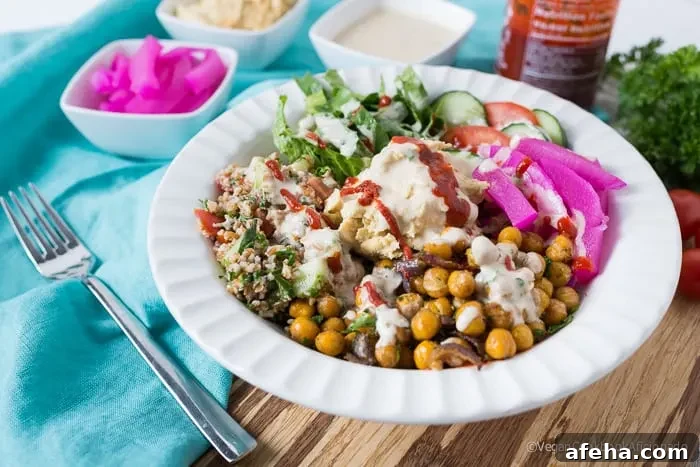 Deconstructed Falafel Bowl