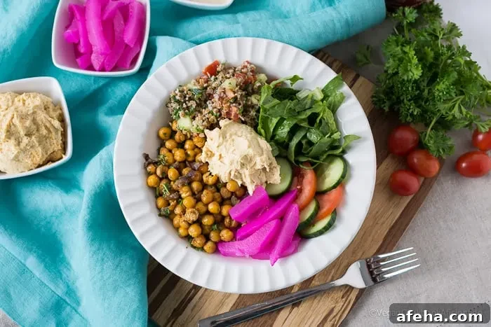 Deconstructed Falafel Bowl