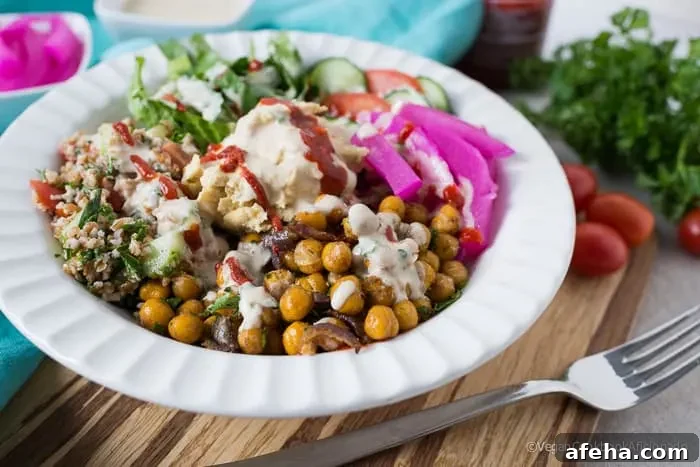 Deconstructed Falafel Bowl