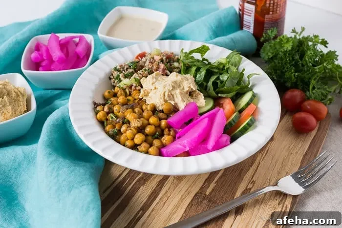 Deconstructed Falafel Bowl