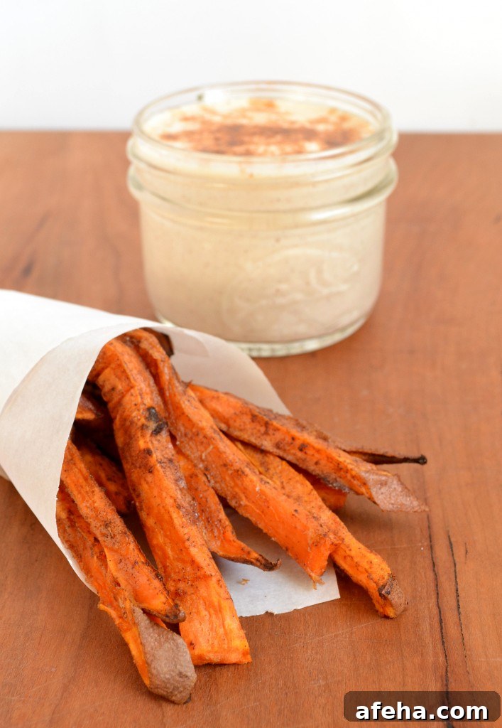 Sweet Potato Fries with Cinnamon Yogurt Dip Sweet Potato Fries with Cinnamon Yogurt Dip