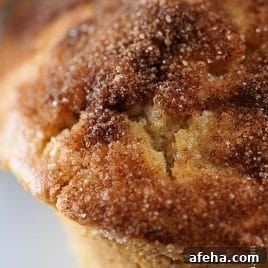 Cinnamon apple muffins.