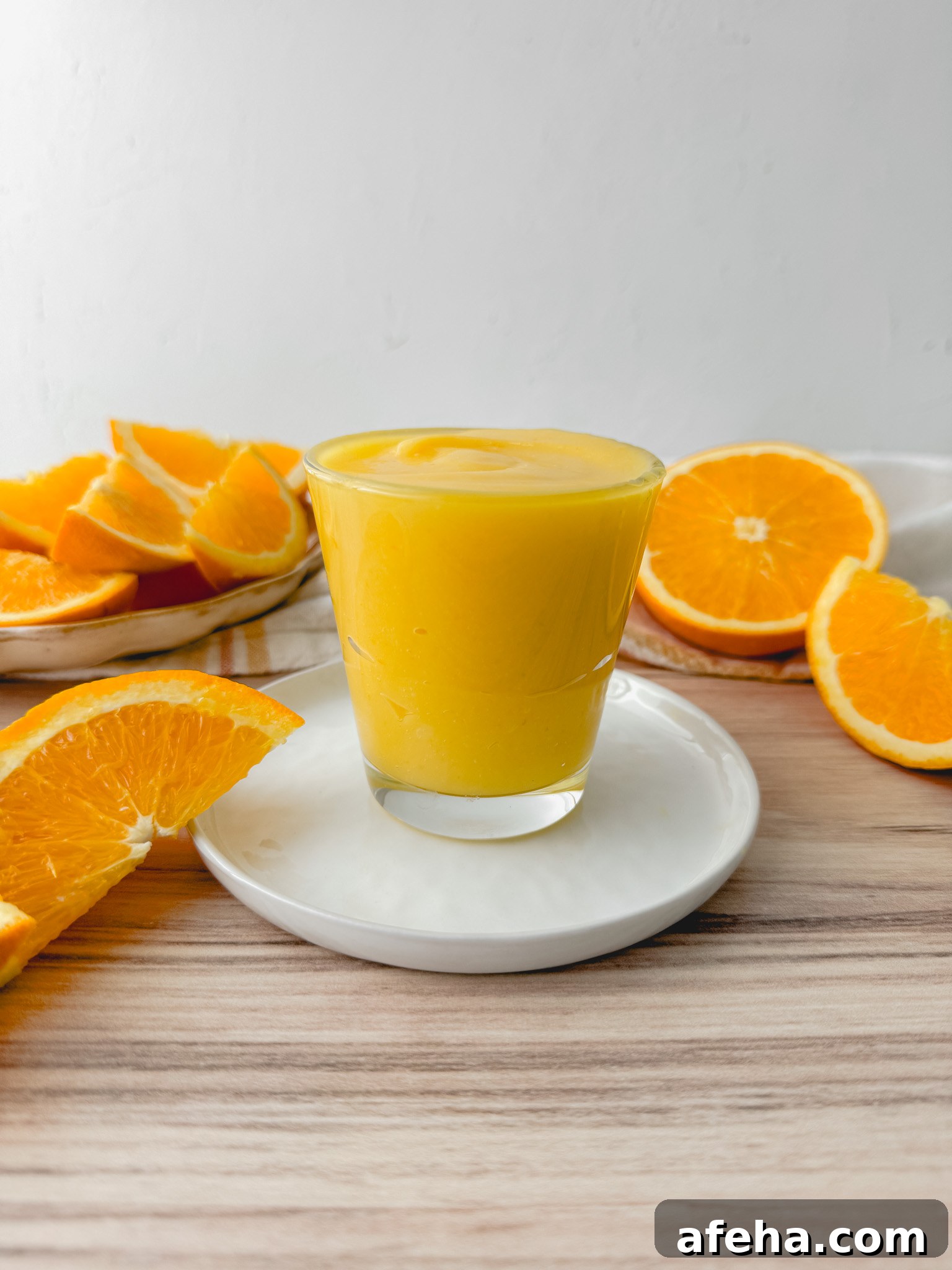Orange curd spread on toast