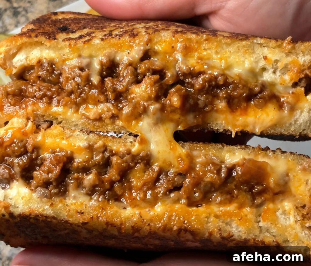 grilled cheese sloppy joes