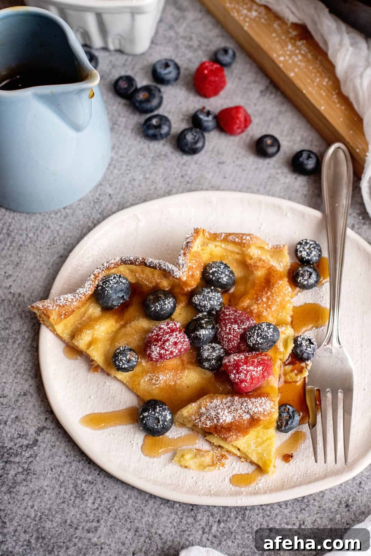 serve vanilla dutch baby