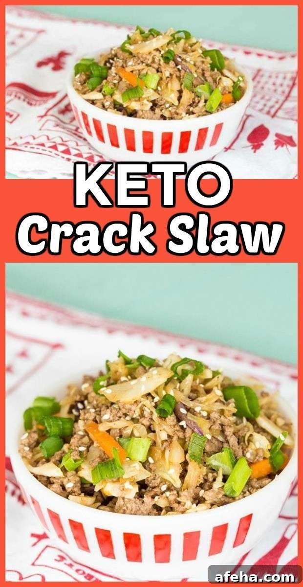 This Keto Crack Slaw will have you coming back for more time and time again! #keto #ketorecipes #ketogenic #lowcarb #lowcarbrecipes #recipes #food