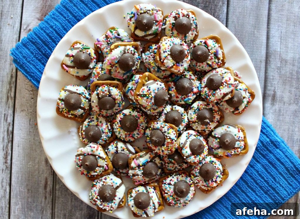 Hugs and Kisses Pretzel Snaps