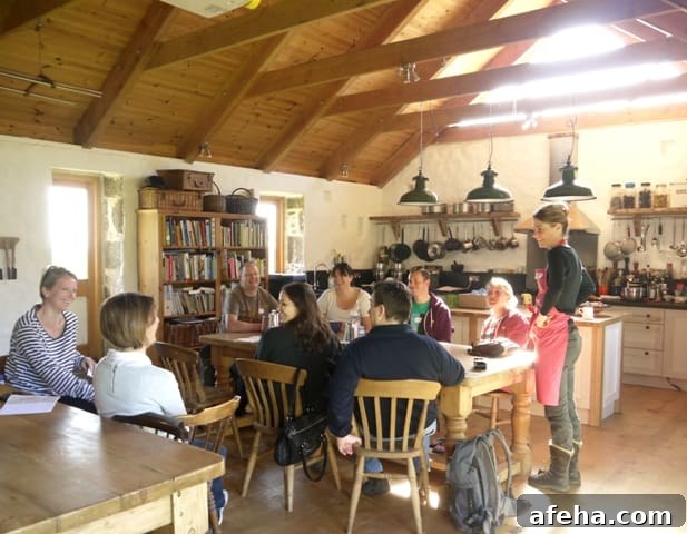 A Class at Fat Hen Wild Food Cookery School