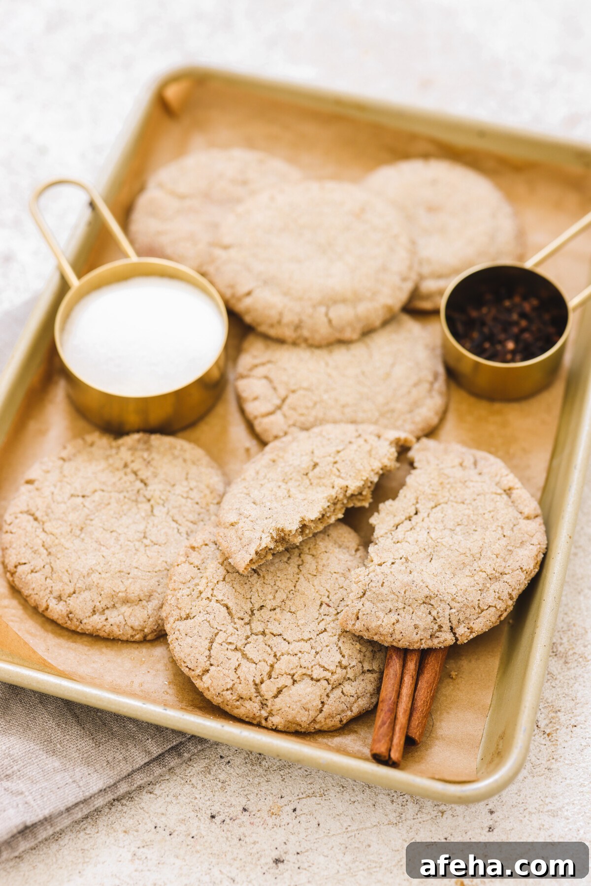 Vegan chai cookies