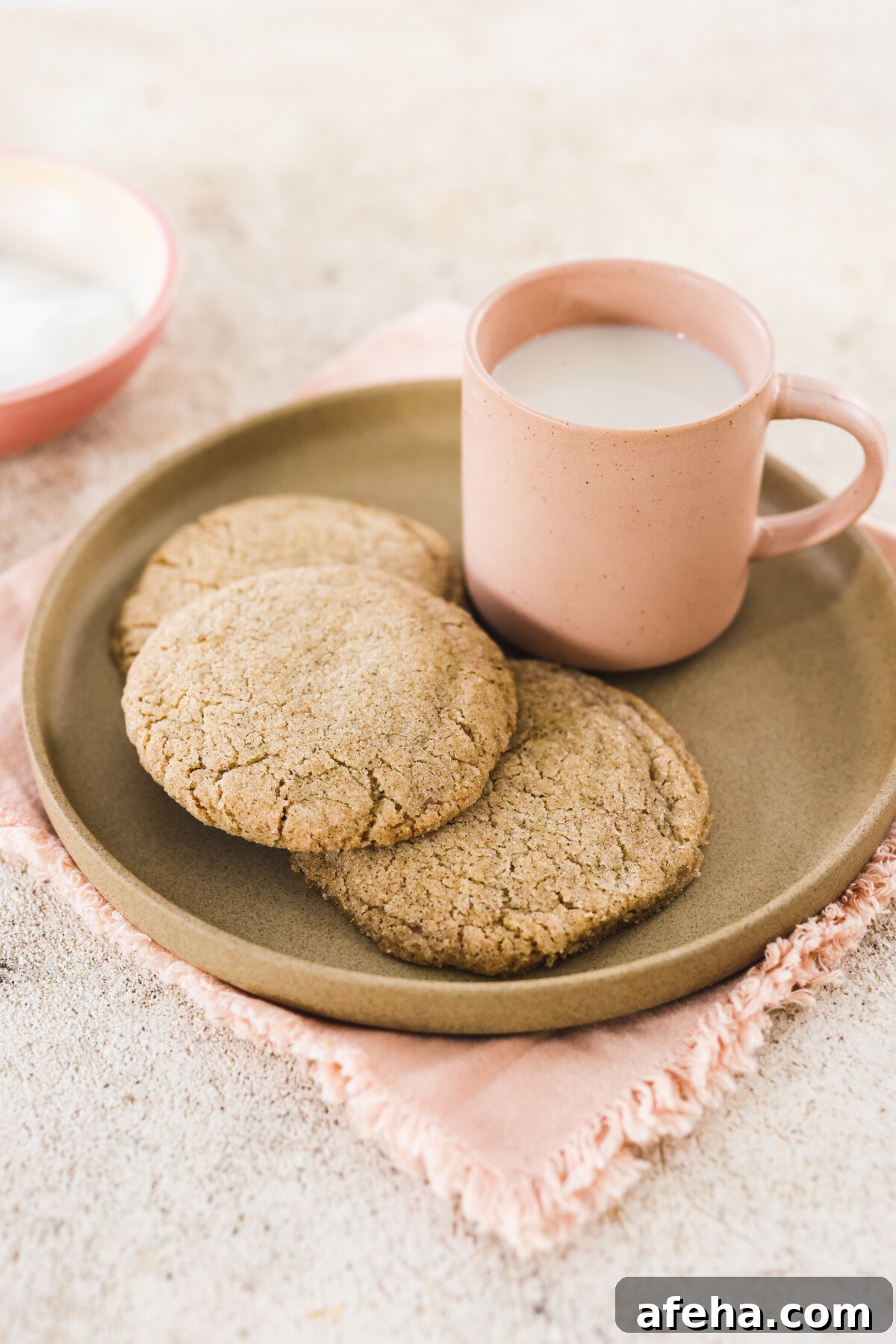 Baked chai cookies