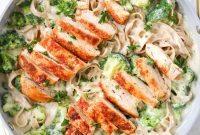 Chicken and Broccoli Alfredo Without Heavy Cream