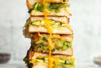 Crispy Avocado Grilled Cheese Sandwich