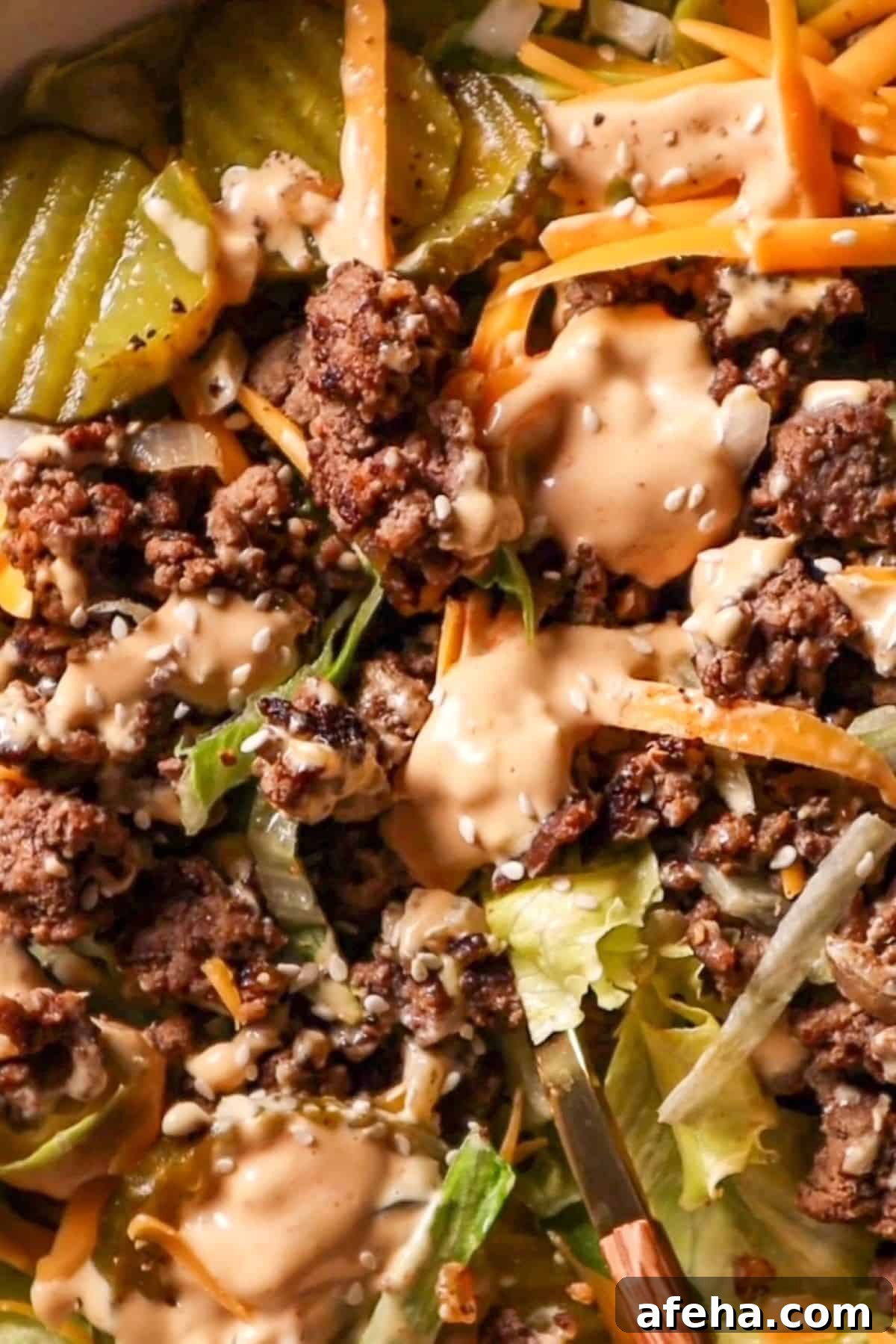 big mac bowl recipe