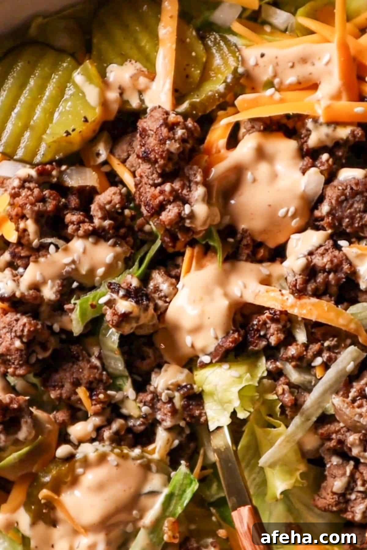 big mac salad bowl recipe