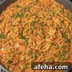 Creamy Garlic and Herb Spaghetti