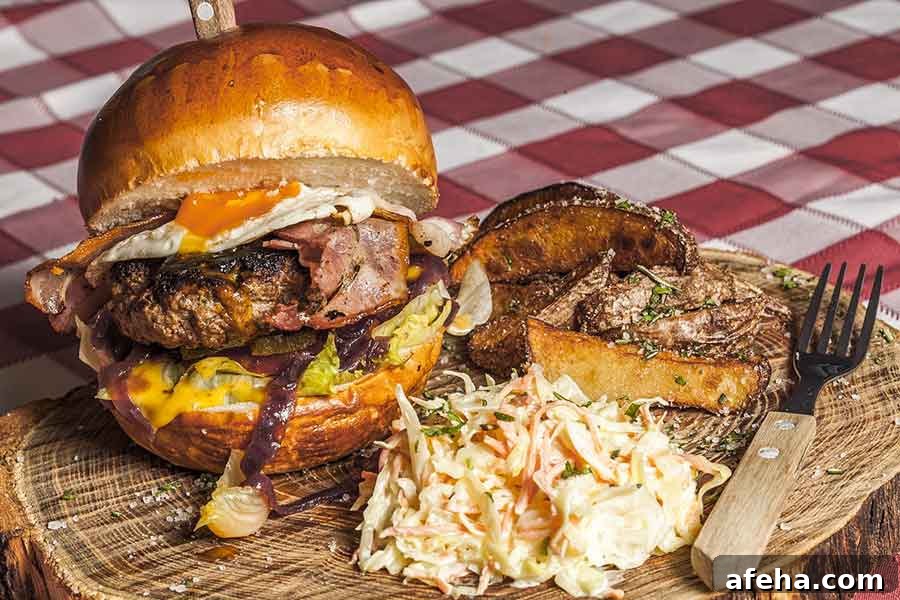 burger in a bun with gluten and salad 