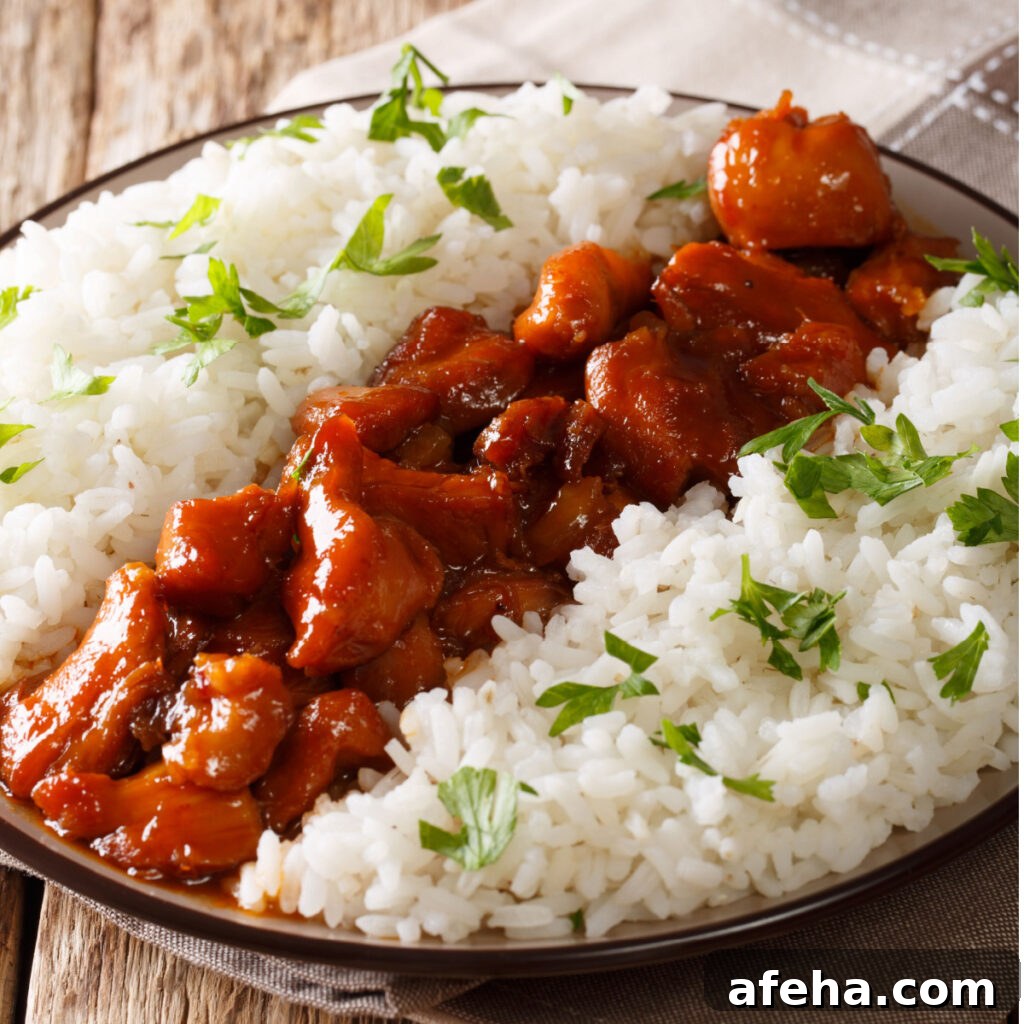 crock pot bourbon chicken