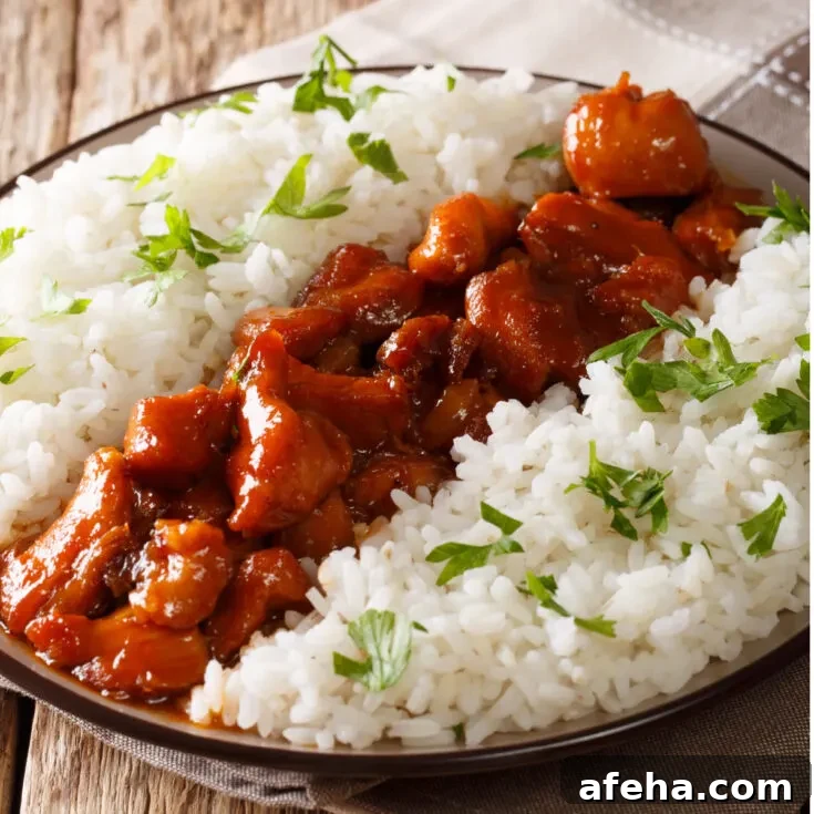 crock pot bourbon chicken