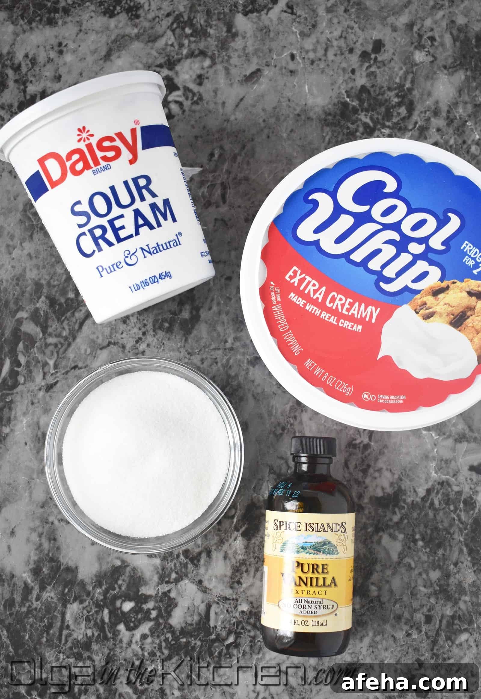Sour cream frosting