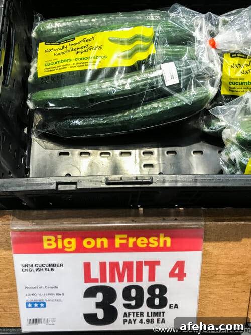 cucumber prices