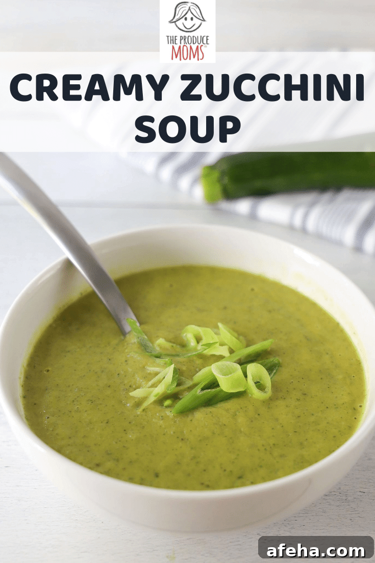 Creamy Zucchini Soup 